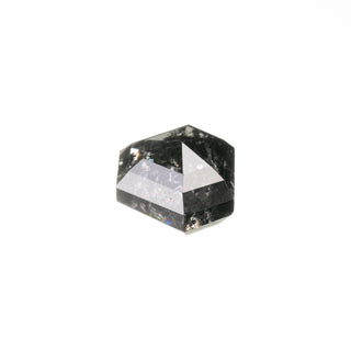 1.18 Carat Black Double Cut Geometric Diamond