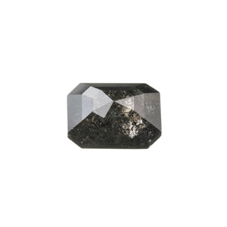 1.78 Carat Black Rose Cut Emerald Diamond