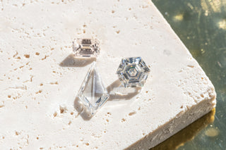 White · Champagne · Antique · White Rose Cut Diamonds