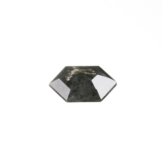.53 Carat Black Rose Cut Hexagon Diamond