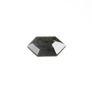.53 Carat Black Diamond, Rose Cut Hexagon
