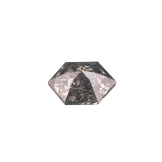 .86 Carat Salt and Pepper Rose Cut Hexagon Diamond