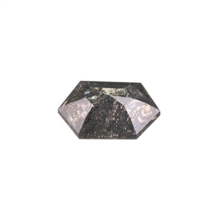 .90 Carat Salt and Pepper Rose Cut Hexagon Diamond