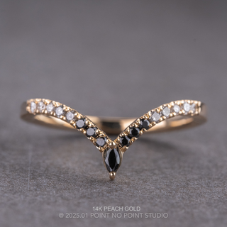 Mia Wedding Ring, 17 Ombre Diamond