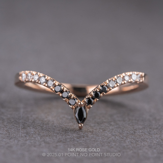 Mia Wedding Ring, 17 Ombre Diamond