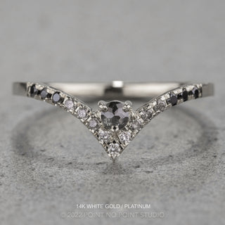 Vivianna Wedding Ring, 16 Ombre Diamond