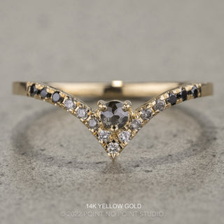 Vivianna Wedding Ring, 16 Ombre Diamond
