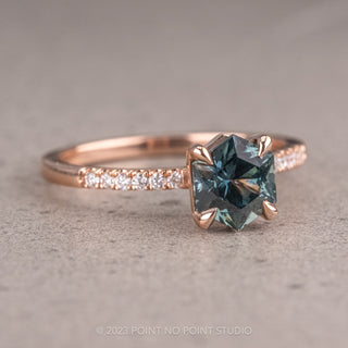 Custom Montana Sapphire Jules Engagement Ring