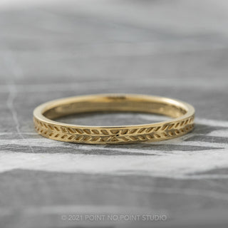 Chevron Wedding Ring, 2mm, Polished