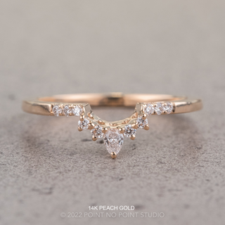 Emmy Basket Wedding Ring, 11 Diamond