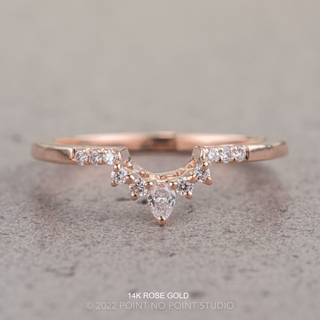 Emmy Basket Wedding Ring, 11 Diamond