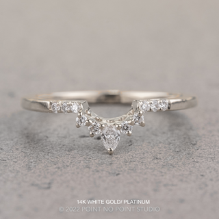 Emmy Basket Wedding Ring, 11 Diamond