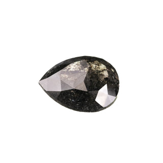 2.27 Carat Black Diamond, Rose Cut Pear