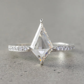 clear diamond engagement ring