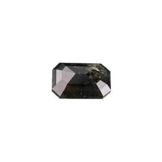 1.10 Carat Black Diamond, Rose Cut Emerald