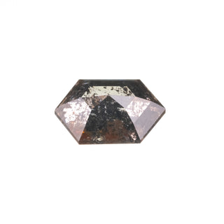 1.10 Carat Salt and Pepper Rose Cut Hexagon Diamond