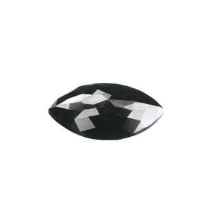 1.18 Carat Opaque Black Rose Cut Marquise Diamond