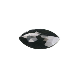 1.18 Carat Opaque Black Rose Cut Marquise Diamond