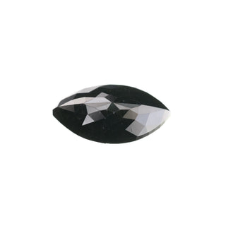 1.35 Carat Opaque Black Rose Cut Marquise Diamond