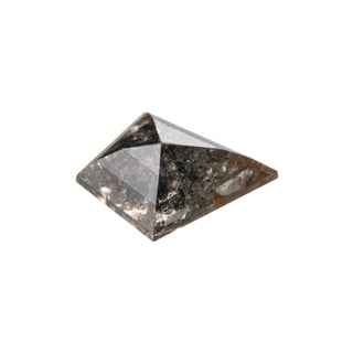 1.35 Carat Salt and Pepper Rose Cut Kite Diamond