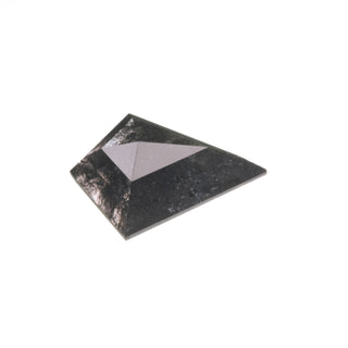 1.38 Carat Black Diamond, Rose Cut Kite