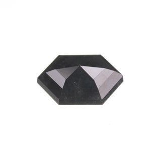 1.51 Carat Black Diamond, Rose Cut Hexagon