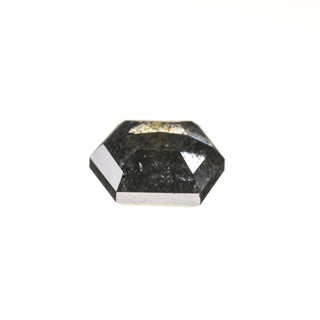 1.51 Carat Salt and Pepper Rose Cut Hexagon Diamond