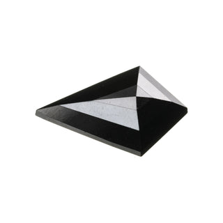 1.52 Carat Opaque Black Rose Cut Kite Diamond