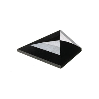 1.54 Carat Opaque Black Rose Cut Kite Diamond