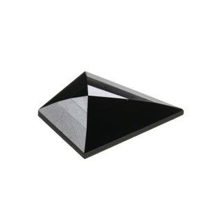 1.54 Carat Opaque Black Diamond, Rose Cut Kite
