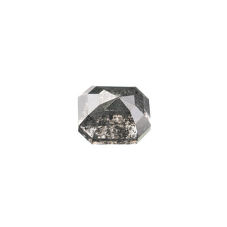 1.57 Carat Salt and Pepper Rose Cut Asscher Diamond