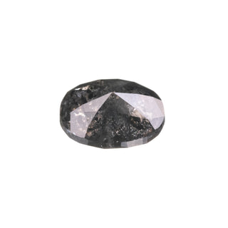 1.65 Carat Black Double Cut Oval Diamond