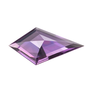1.76 Carat Purple Sapphire, Rose Cut Kite