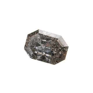 1.95 Carat Salt and Pepper Double Cut Octagon Diamond