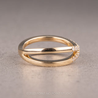 Xena Wedding Ring, 21 Diamond