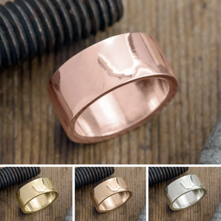 10mm Mens Wedding Ring, Polished