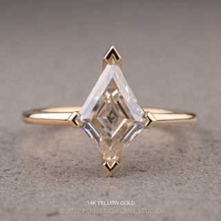 Lozenge Moissanite Engagement Ring, Charlize Setting