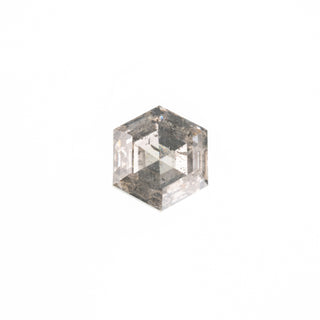 1.09 Carat Canadian Salt and Pepper Step Cut Hexagon Diamond