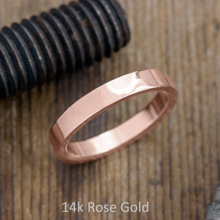 4mm Comfort Mens Wedding Ring Polished