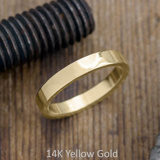 4mm Comfort Mens Wedding Ring Polished