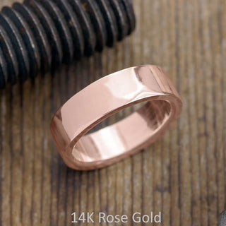 6mm Comfort Fit Mens Wedding Band, Polished