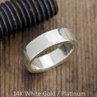 6mm Comfort Fit Mens Wedding Band, Polished