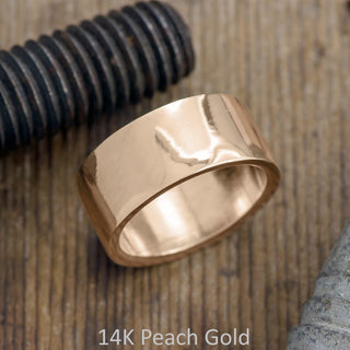 10mm Mens Wedding Ring, Polished