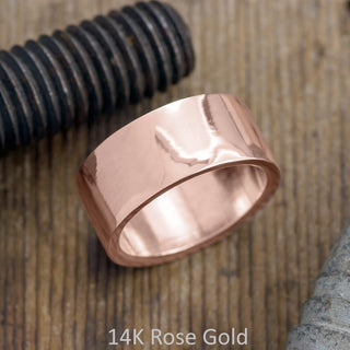 10mm Mens Wedding Ring, Polished