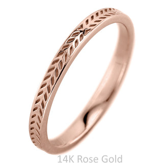 Chevron Wedding Ring, 2mm, Polished