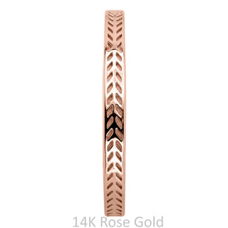 Chevron Wedding Ring, 2mm, Polished