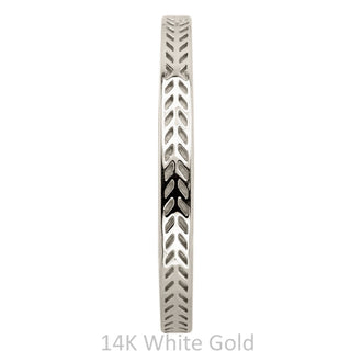 Chevron Wedding Ring, 2mm, Polished