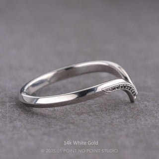 Mackenzie Wedding Ring, Black Diamond