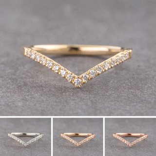 Vivian Wedding Ring, 17 Diamond