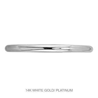 Classic Straight Wedding Ring, Round Band